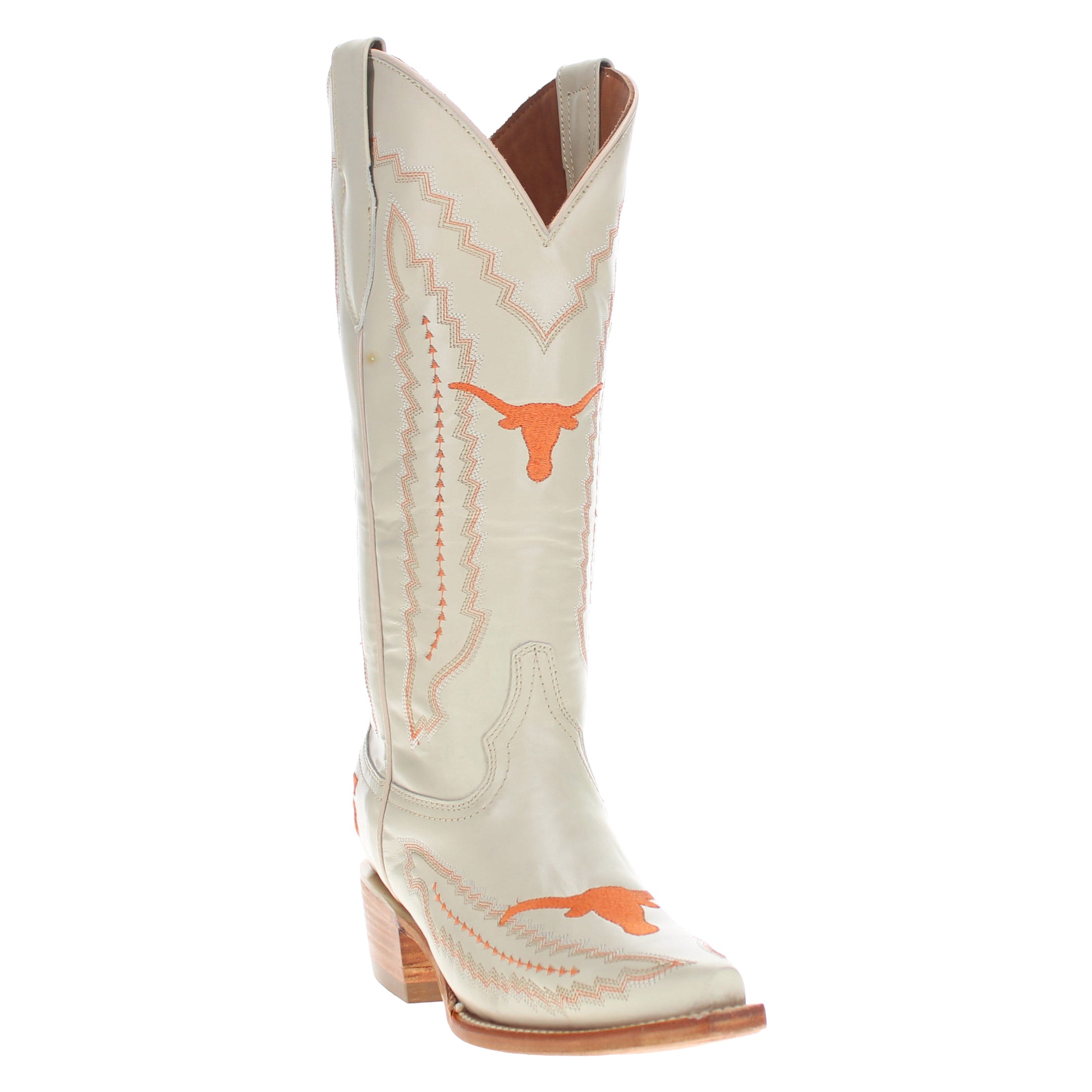 Women's Texas Less Than Perfect Bone Cowgirl Boots by Vaccari University
