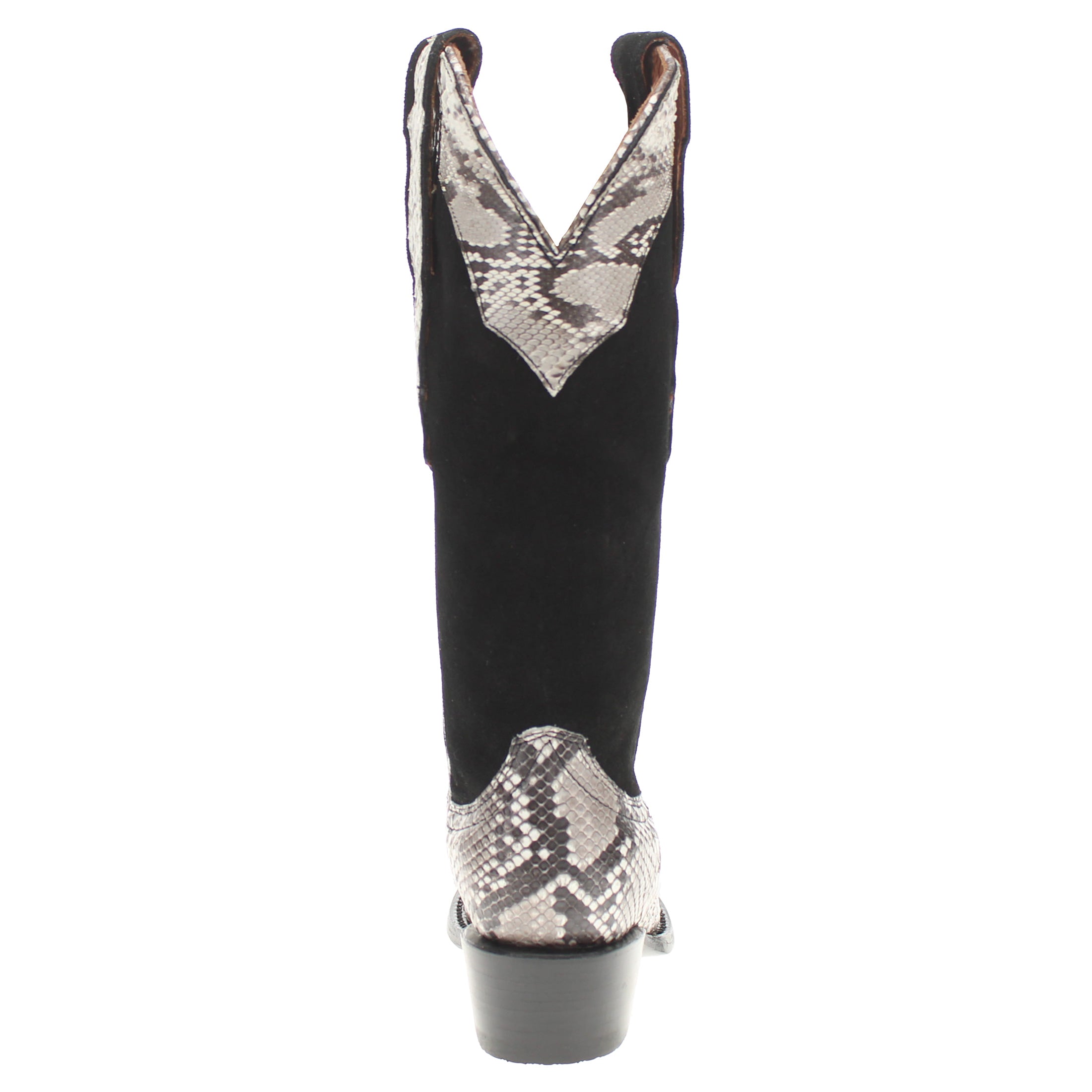 Women's Natural Python Snip Toe Cowgirl Boots Zara by Vaccari