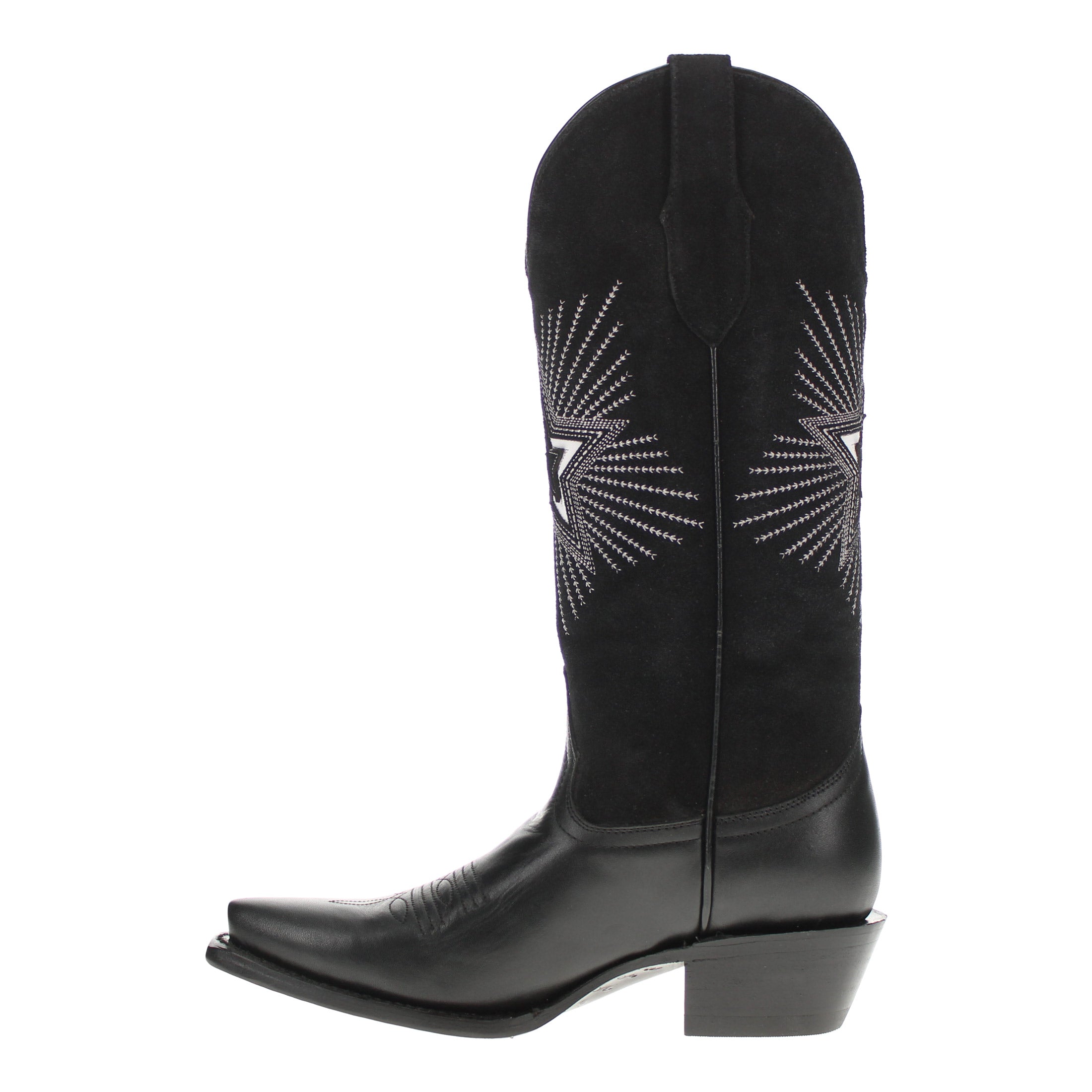 Women's Black Star Boot Stella Cowgirl Boots by Vaccari