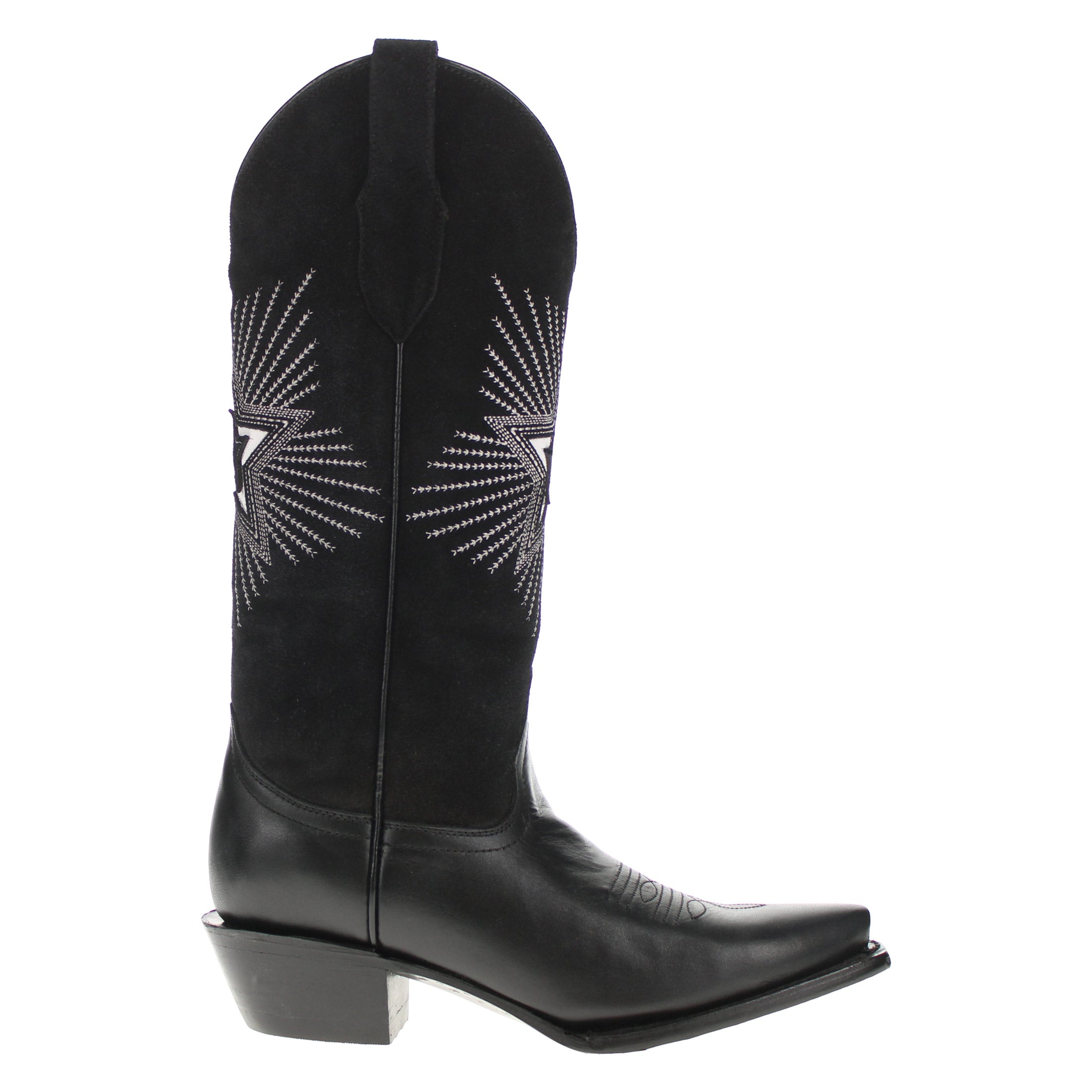Women's Black Star Boot Stella Cowgirl Boots by Vaccari