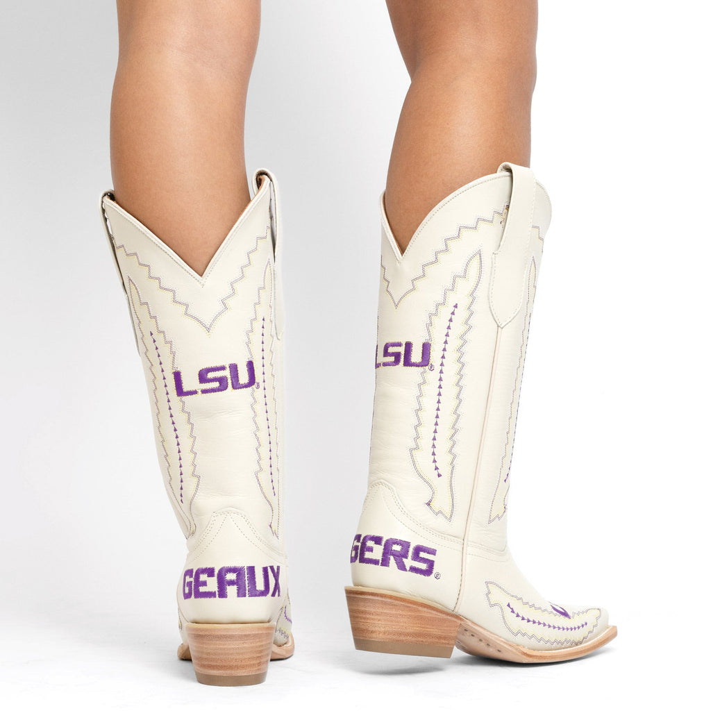 Louisiana State University Cowboy Boots | Vaccari Boots