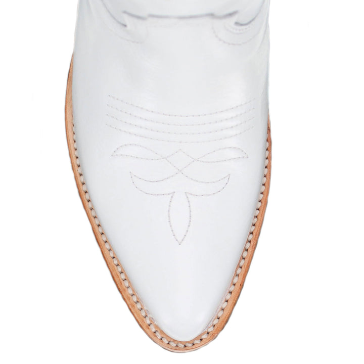 Women's Texas A&M Aggies All White Pointed Toe Cowgirl Boots Leighton Vaccari University