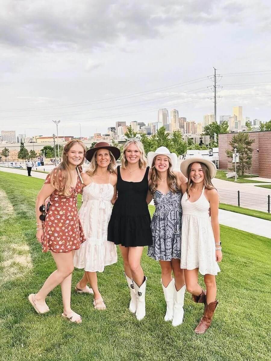 Women's University of Colorado White Cowgirl Boots Leighton by Vaccari University