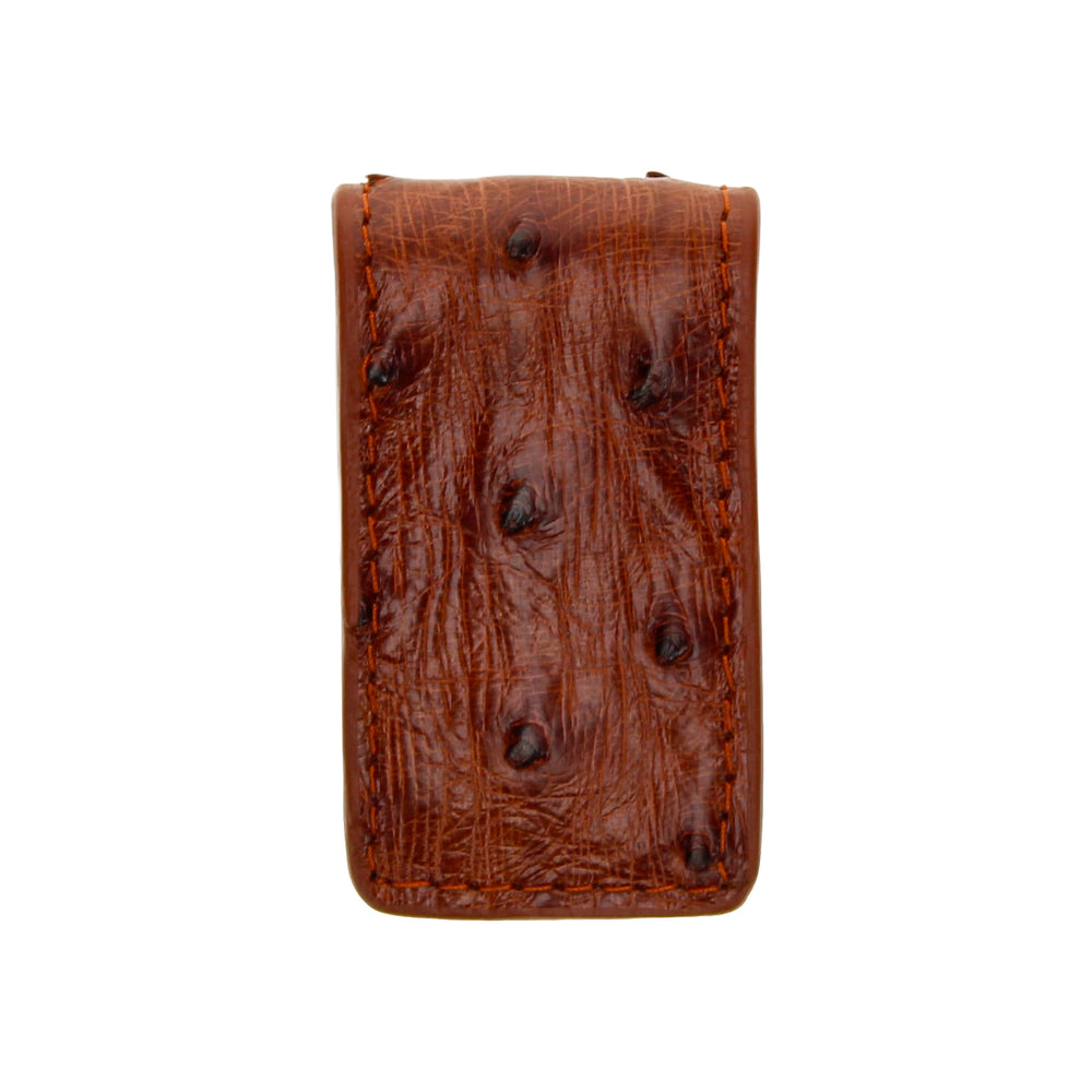 Full Quill Ostrich Money Clip