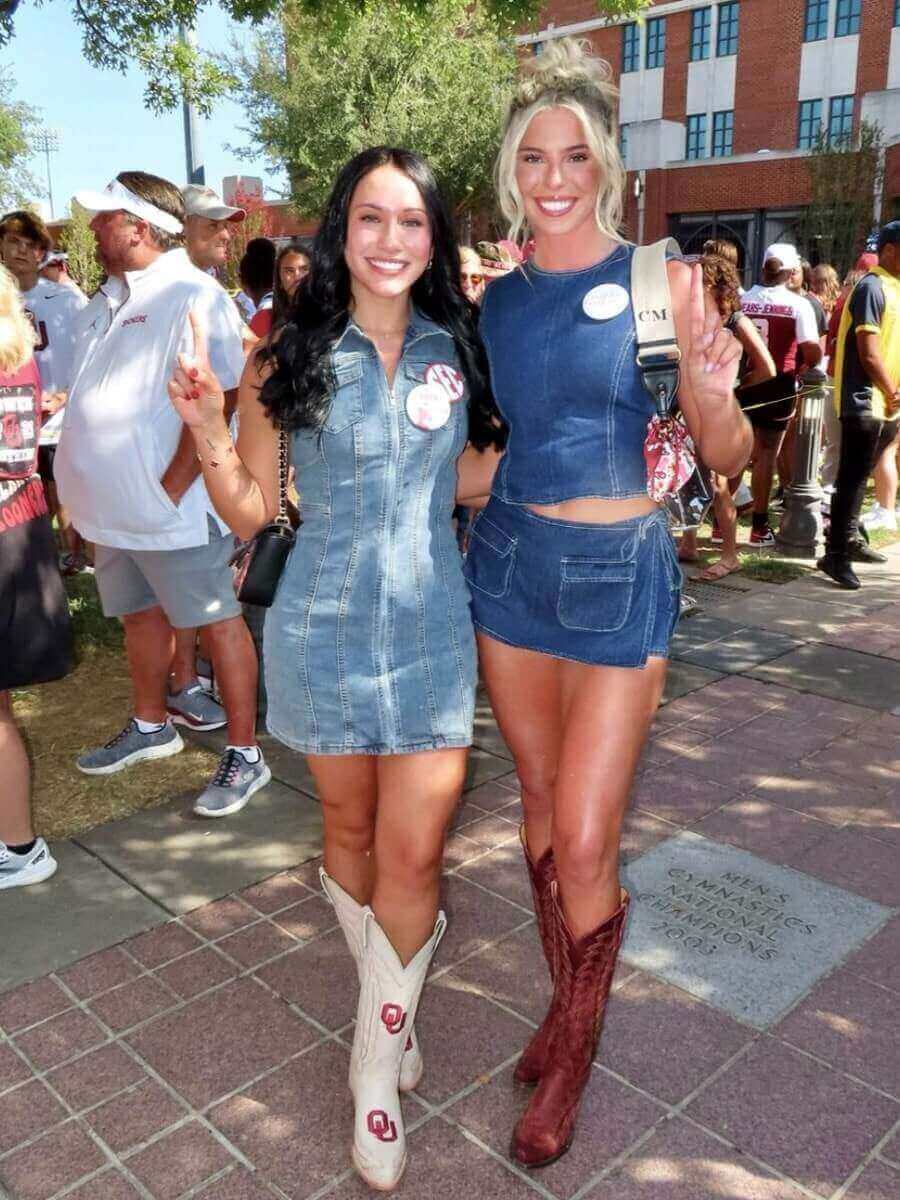 Women's University of Oklahoma Bone Cowgirl Boots Naomi by Vaccari University