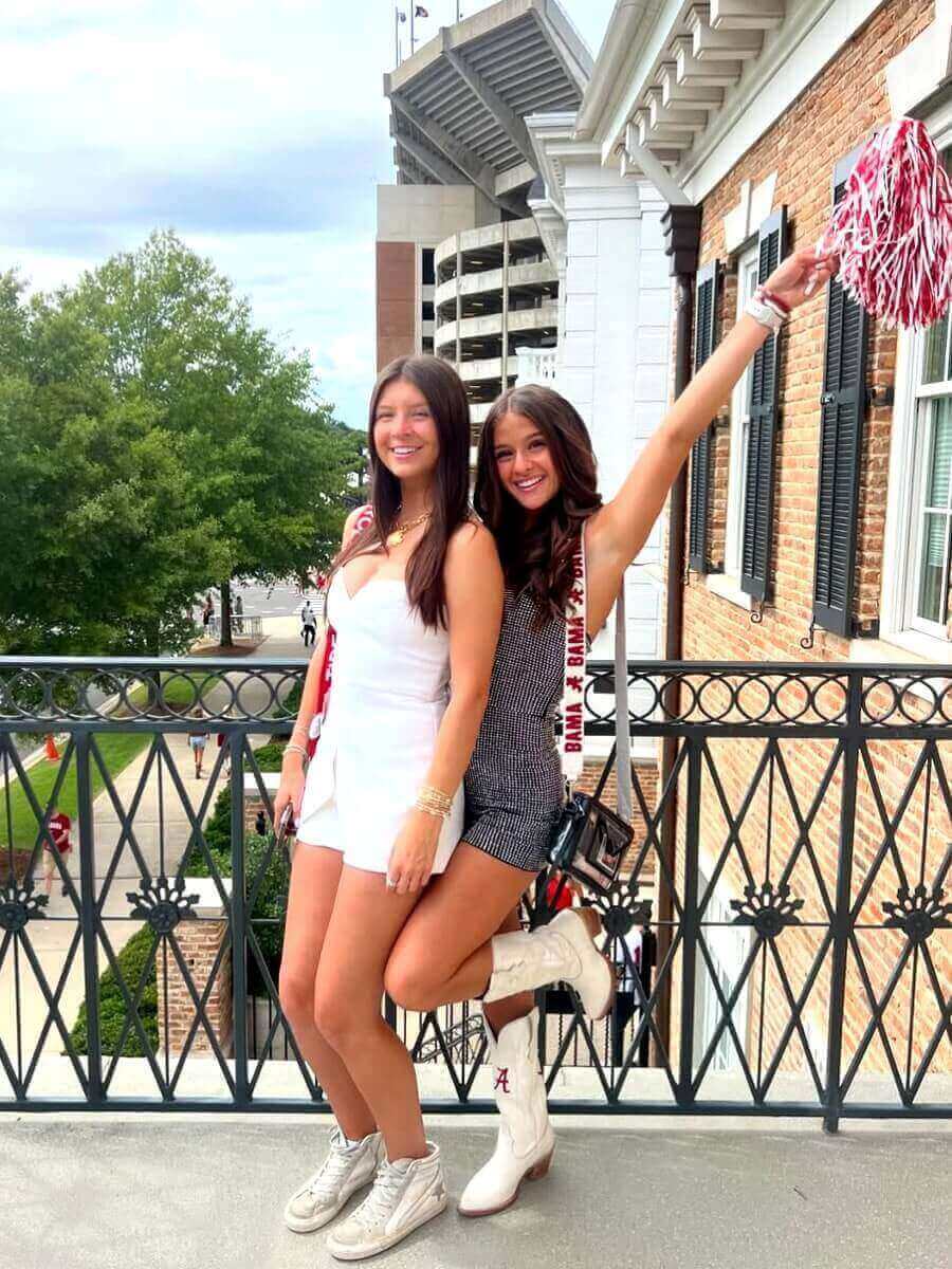 Women's University of Alabama White Cowgirl Boots Leighton by Vaccari University