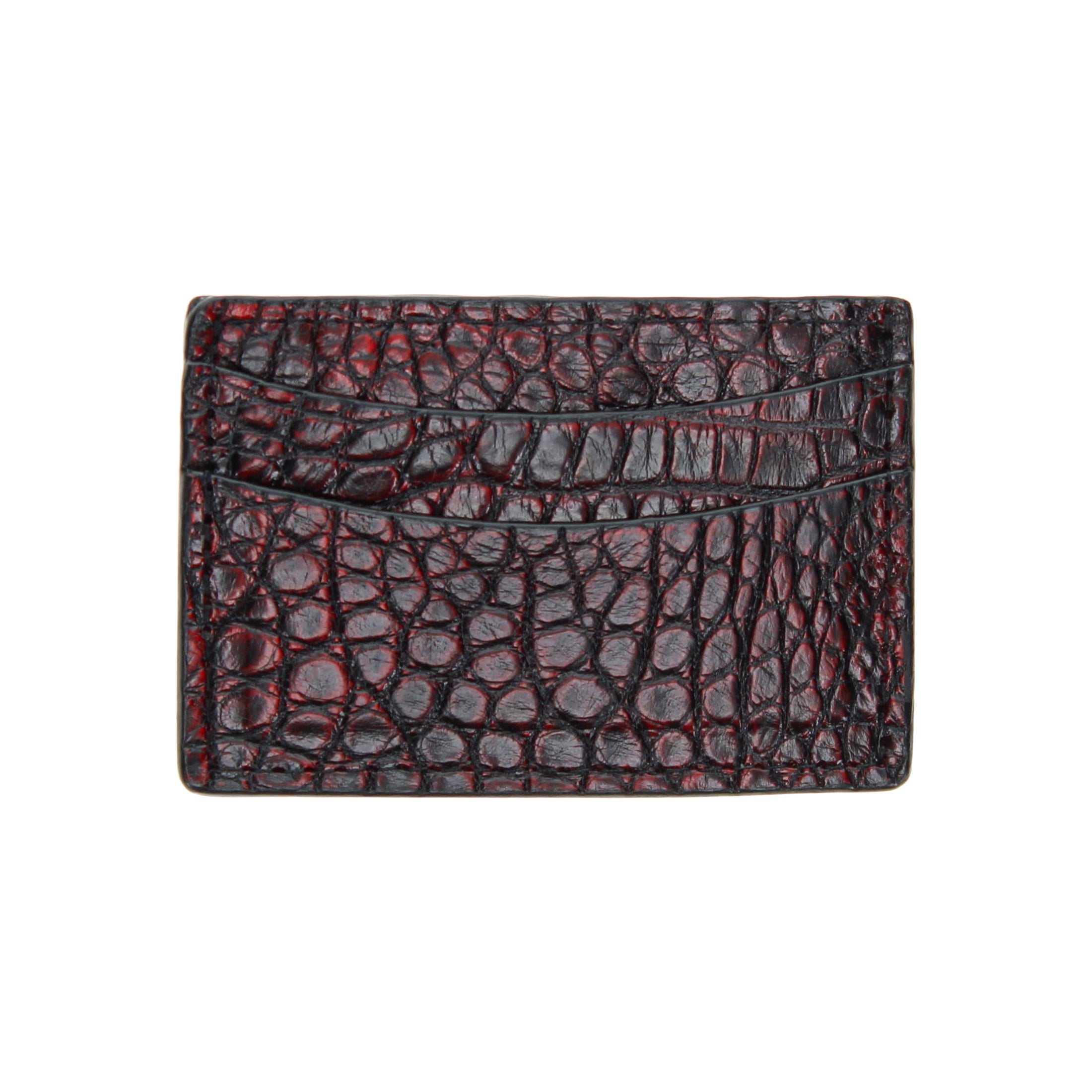 Men's Cognac American Alligator Billfold | Vaccari Boots