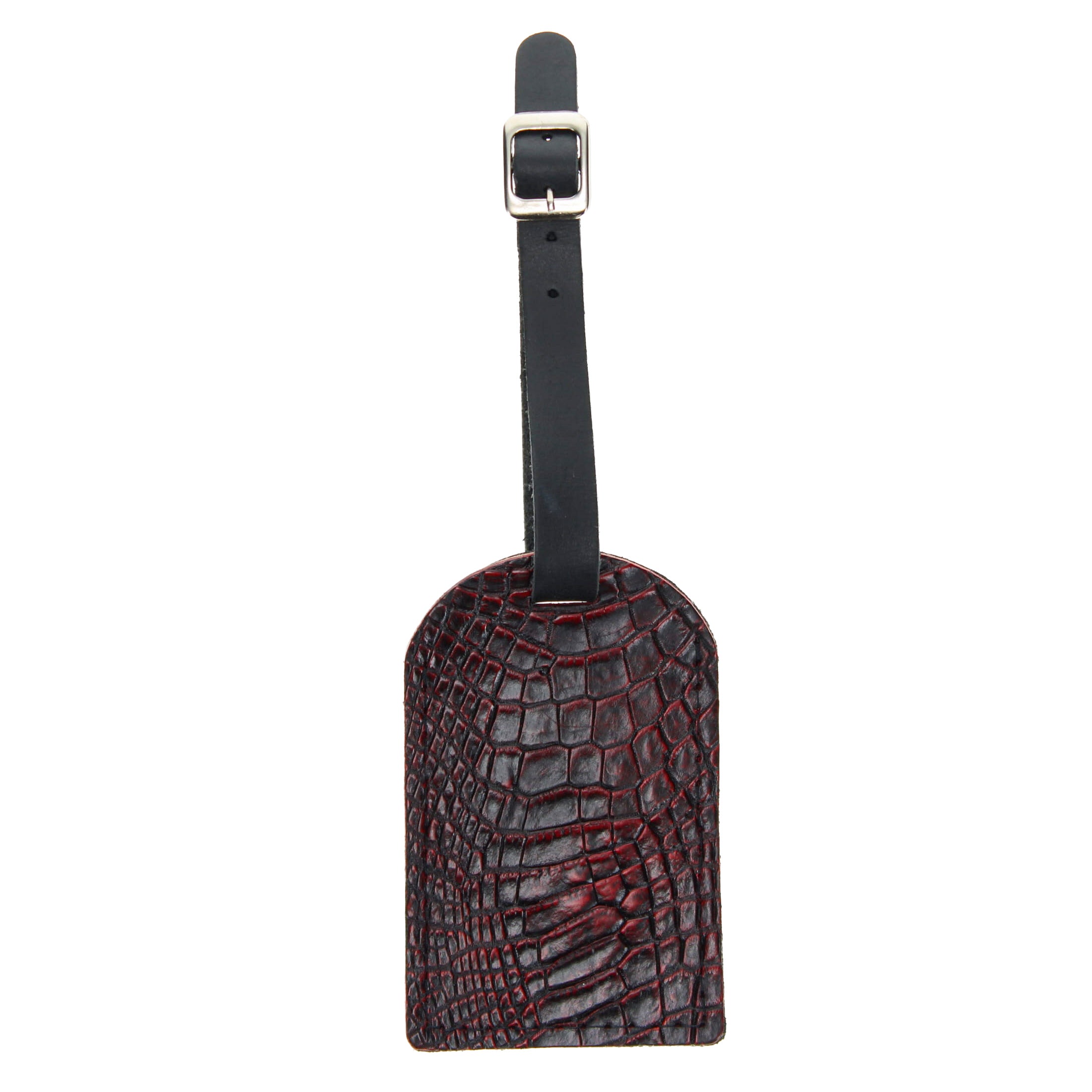 Men's Natural American Alligator Luggage Tag | Vaccari Boots