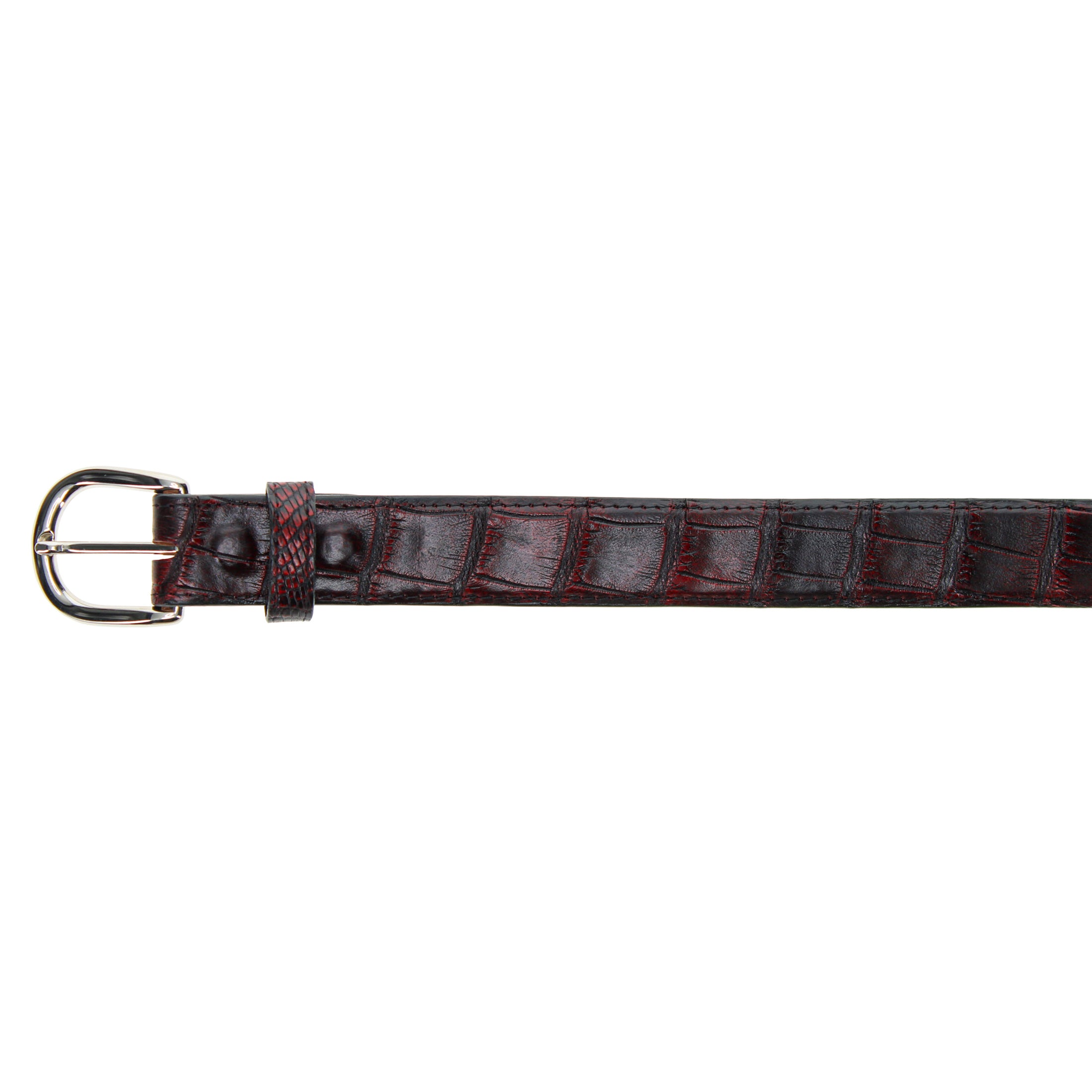 Men's Tan American Alligator Belt | Vaccari Boots