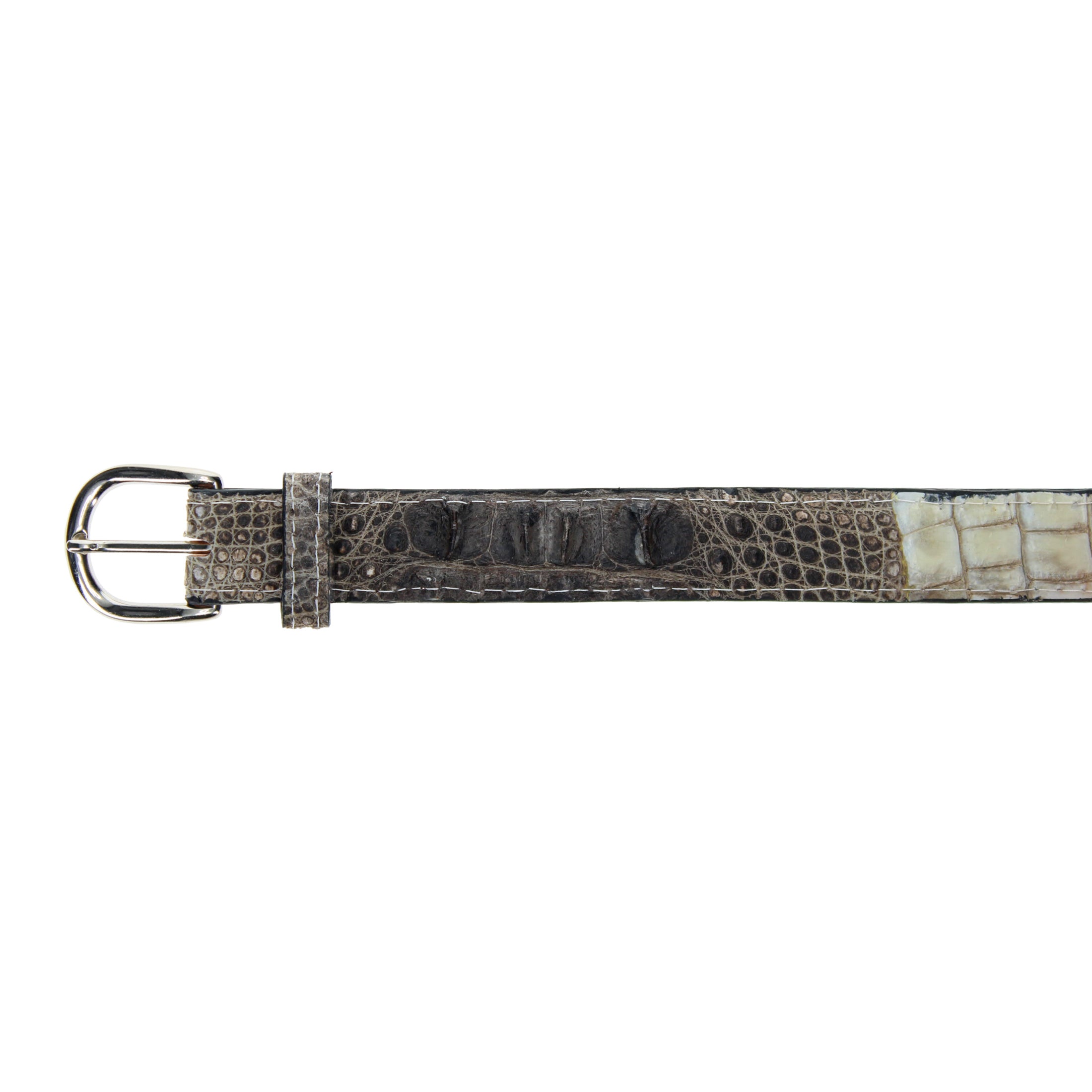 Men's Natural American Hornback Alligator Belt | Vaccari Men's Natural American Hornback Alligator Belt | Vaccari