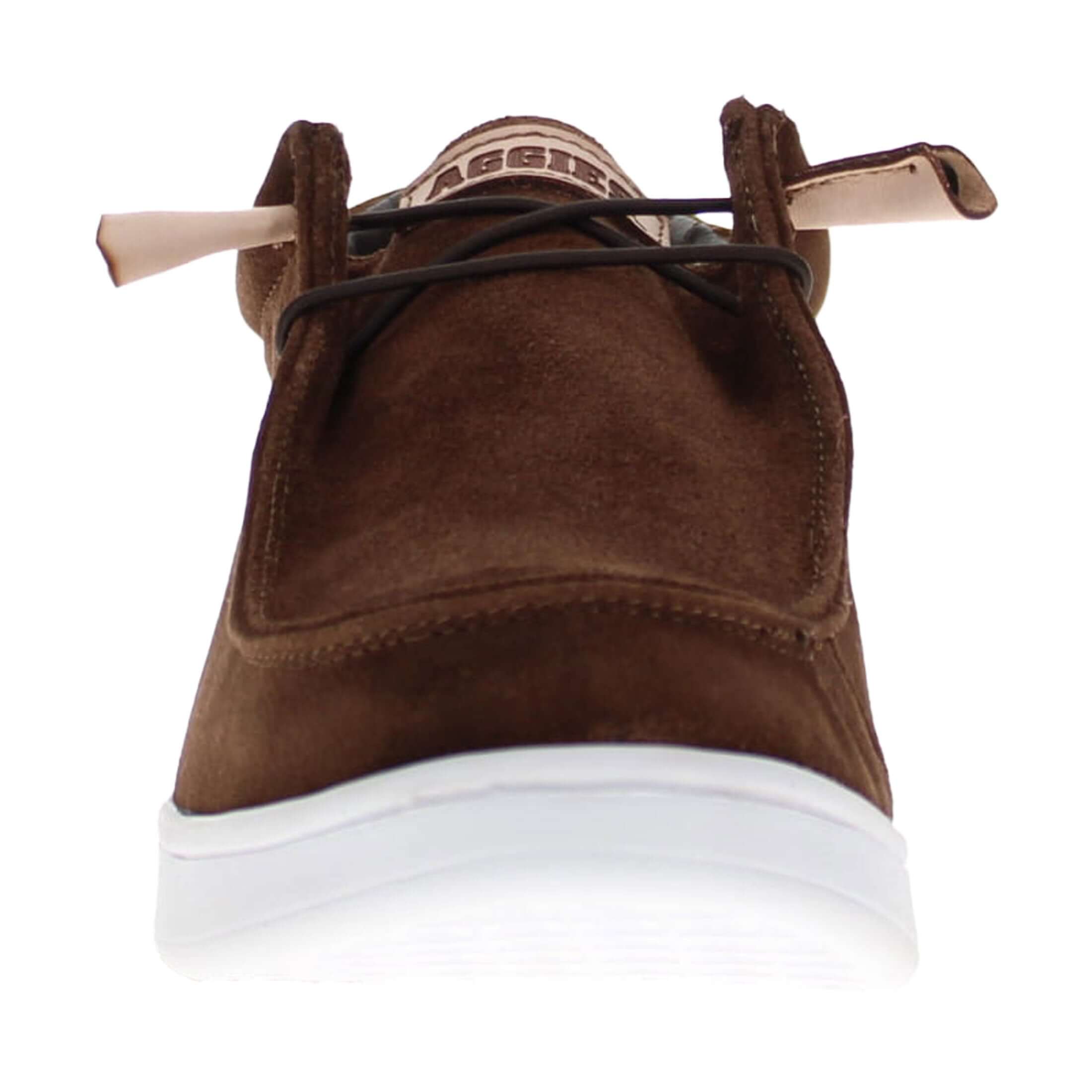 Men's Texas A&M University leather suede slip-on shoes