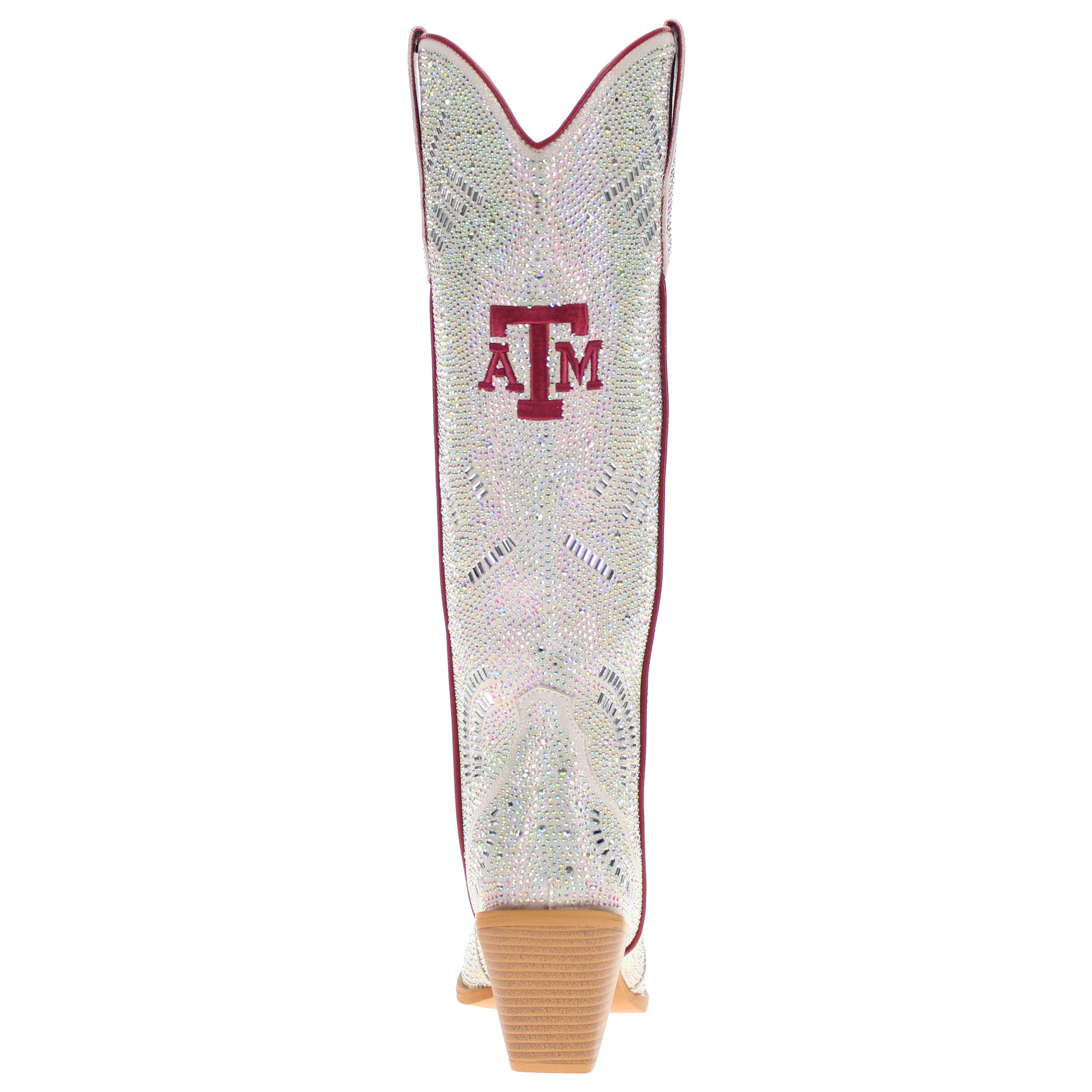 Women's Texas A&M University Natural Tall Bling Cowgirl Boots Amber by V by Vaccari