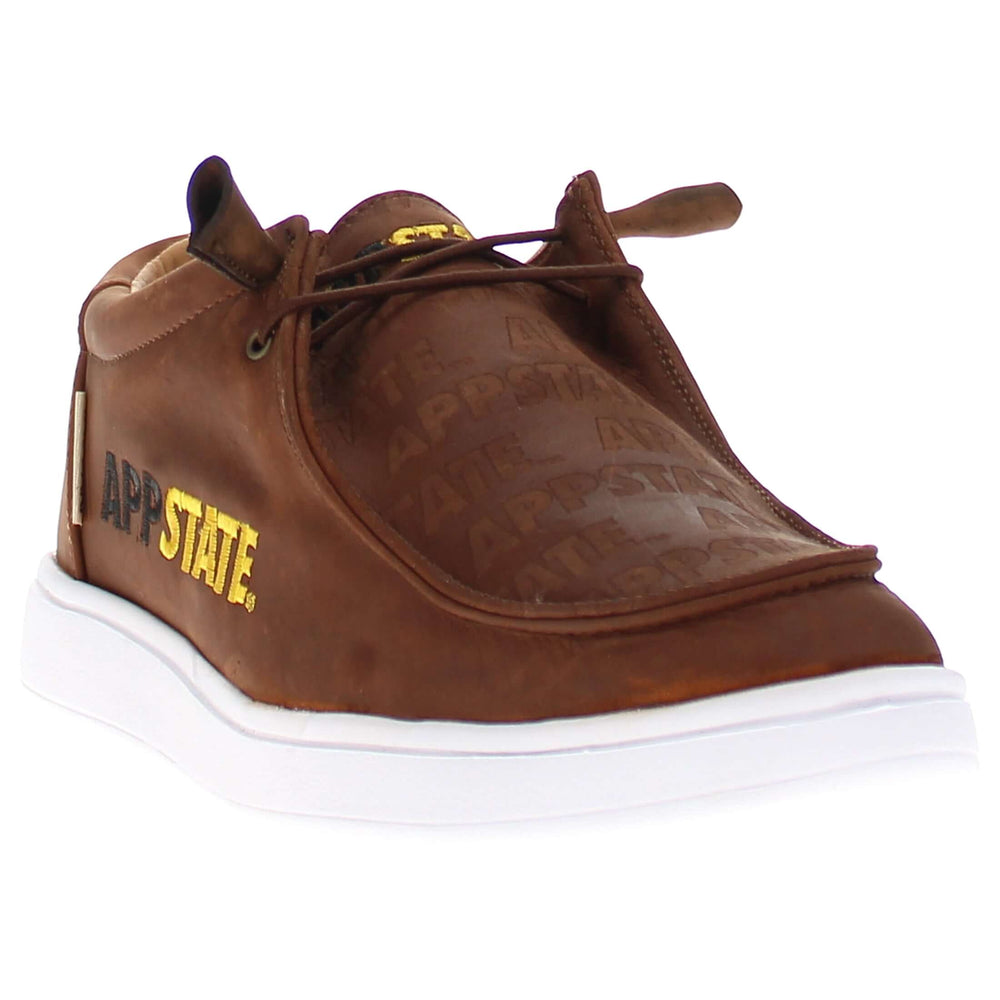 Men's Appalachian State University leather slip-on shoes