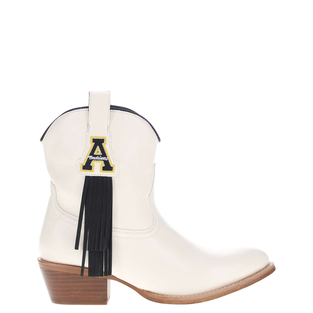 Women's App State University Bone Fringe Bootie Lucy By V By Vaccari