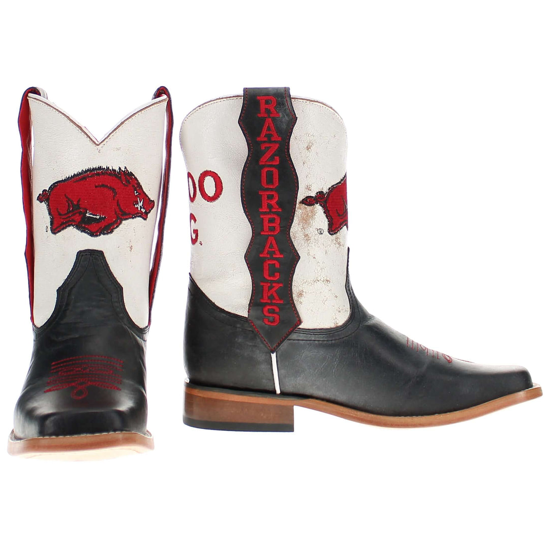 Kid's Dakota University of Arkansas Mascot Cowboy Boots by Vaccari