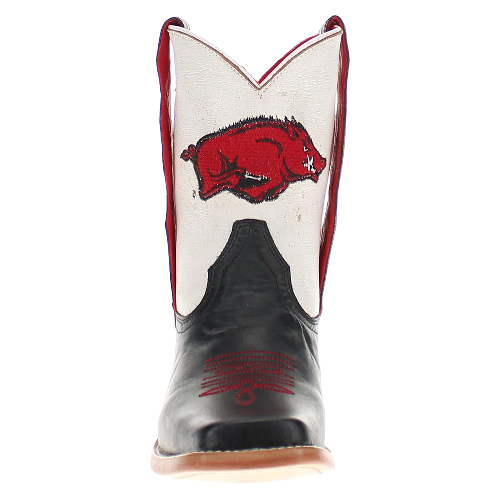 Kid's Dakota University of Arkansas Mascot Cowboy Boots by Vaccari