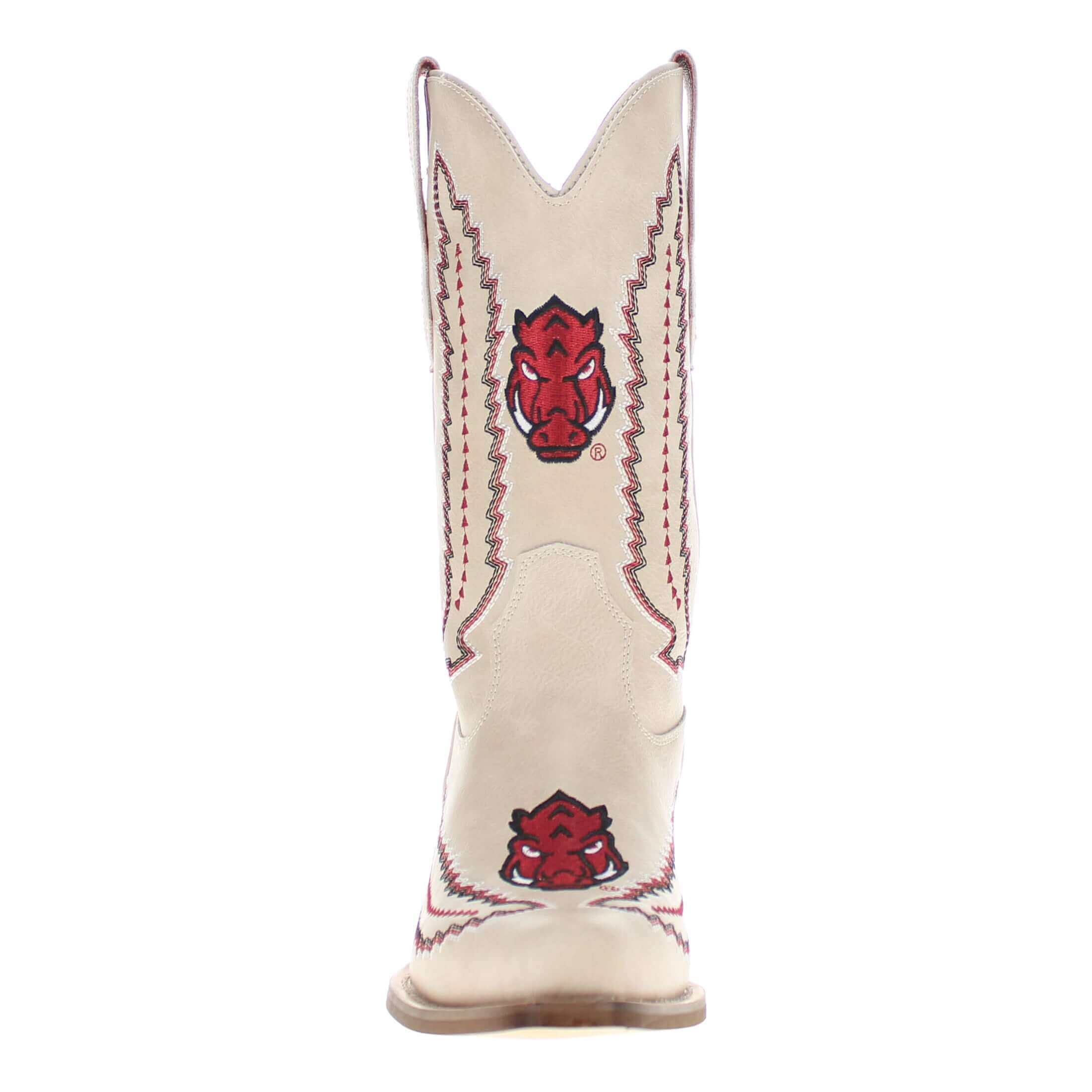 University of Arkansas Mimi Short Bone Boot By V By Vaccari