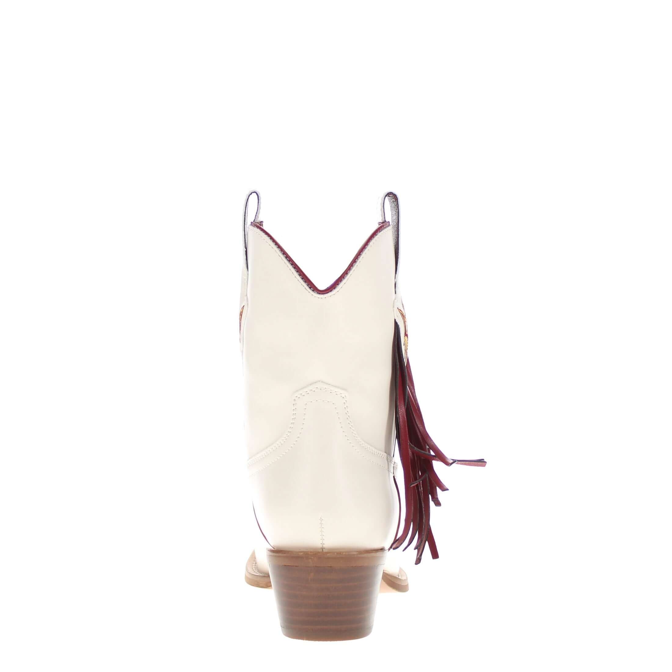 Women's ASU Bone Fringe Bootie Lucy By V By Vaccari