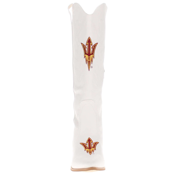 Arizona State University Blair Tall White Boot By V By Vaccari