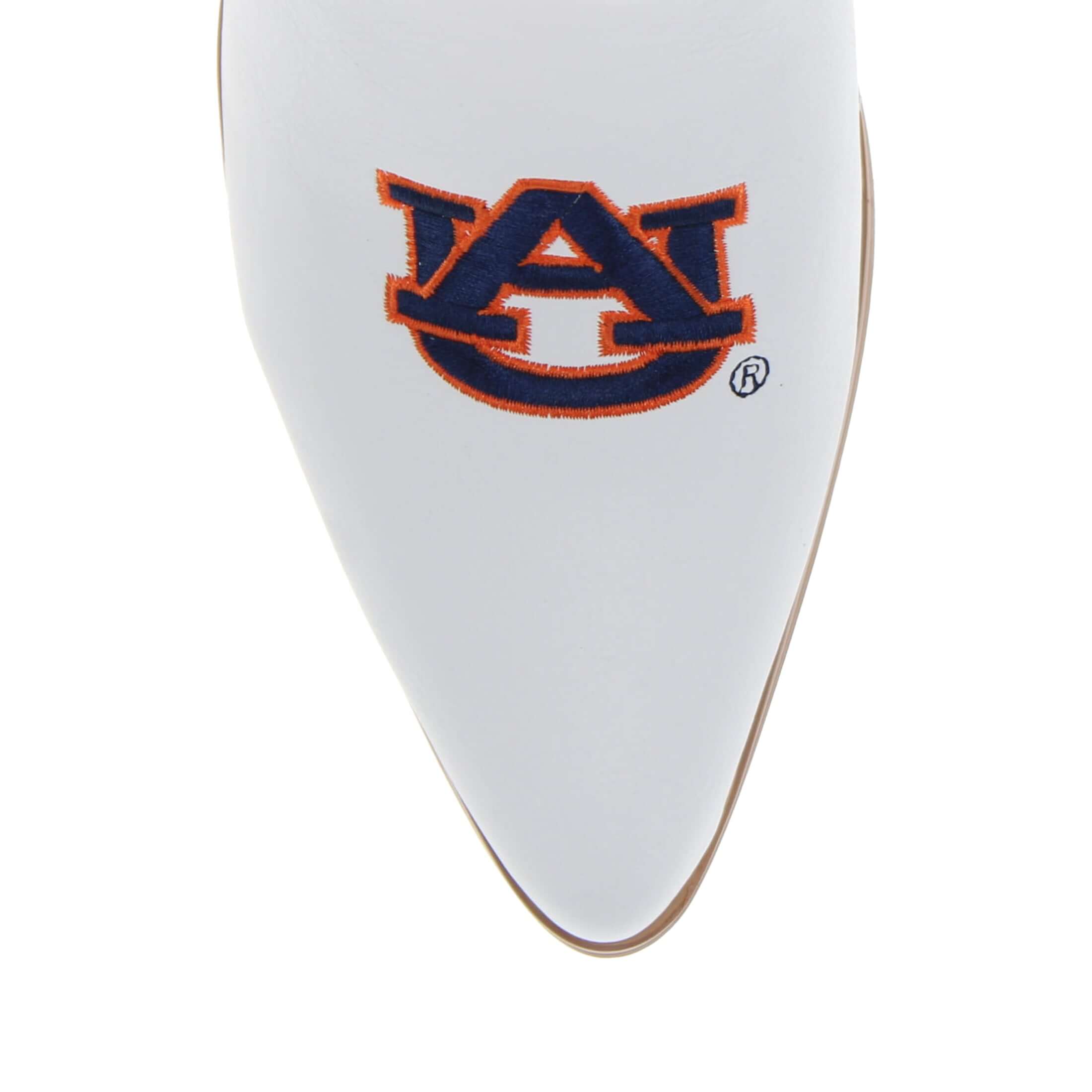 Auburn University Blair Tall White Boot By V By Vaccari