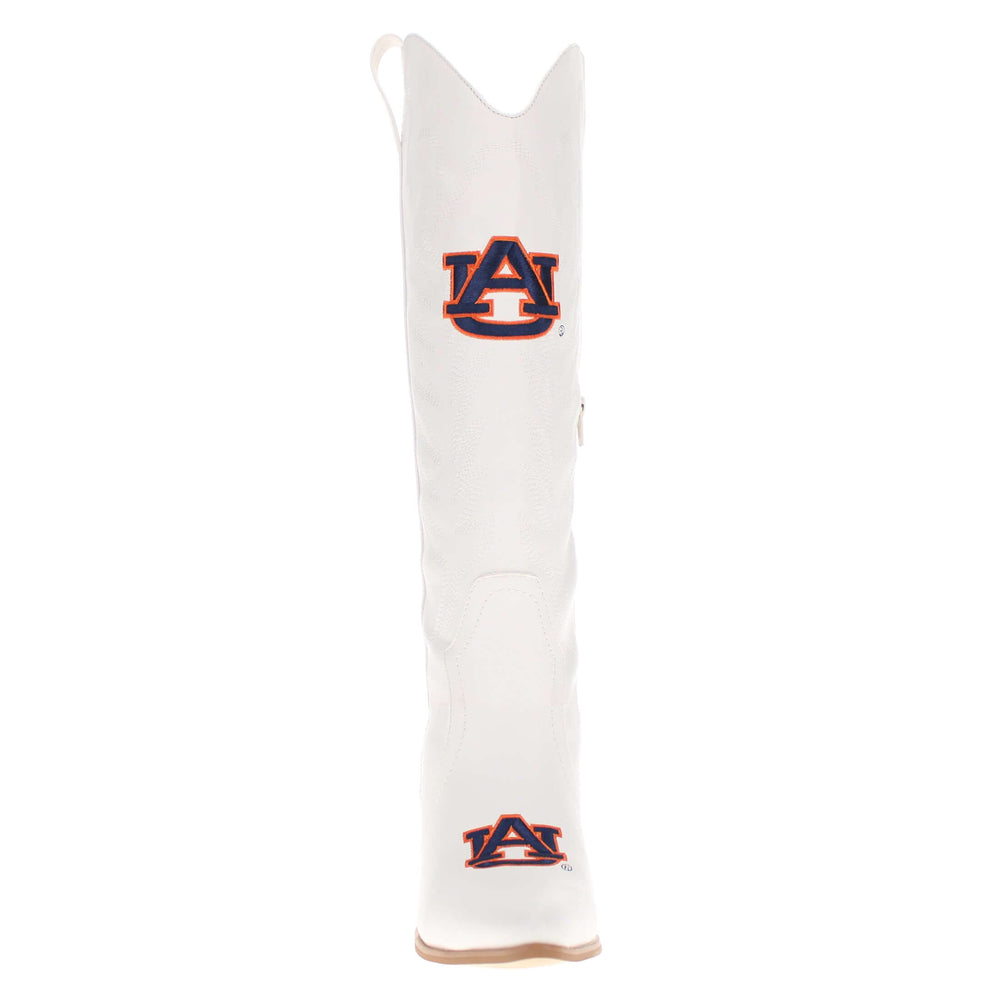 Auburn University Blair Tall White Boot By V By Vaccari
