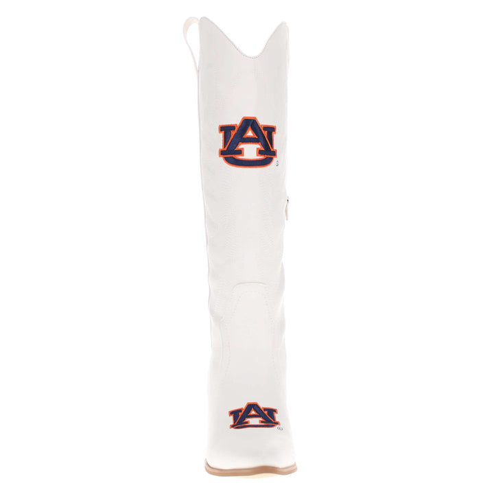 Auburn University Blair Tall White Boot By V By Vaccari