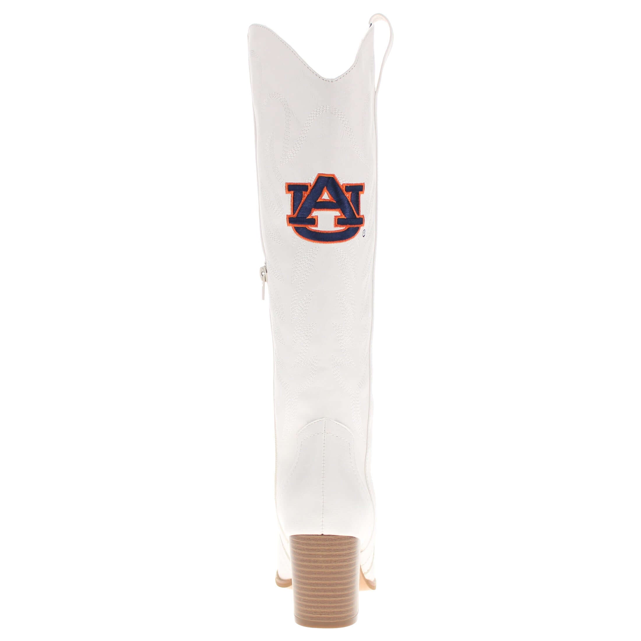 Auburn University Blair Tall White Boot By V By Vaccari