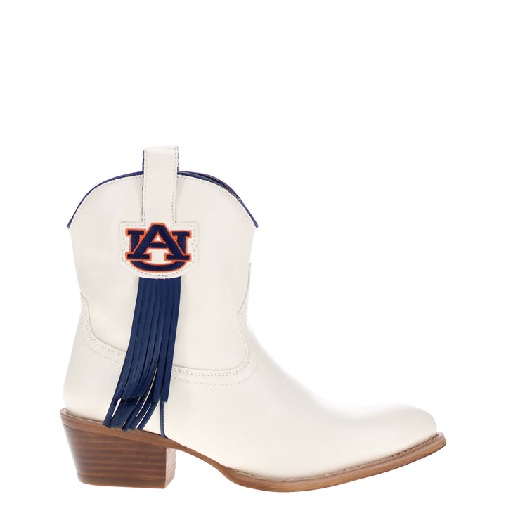 Women's Auburn University Bone Fringe Bootie Lucy By V By Vaccari