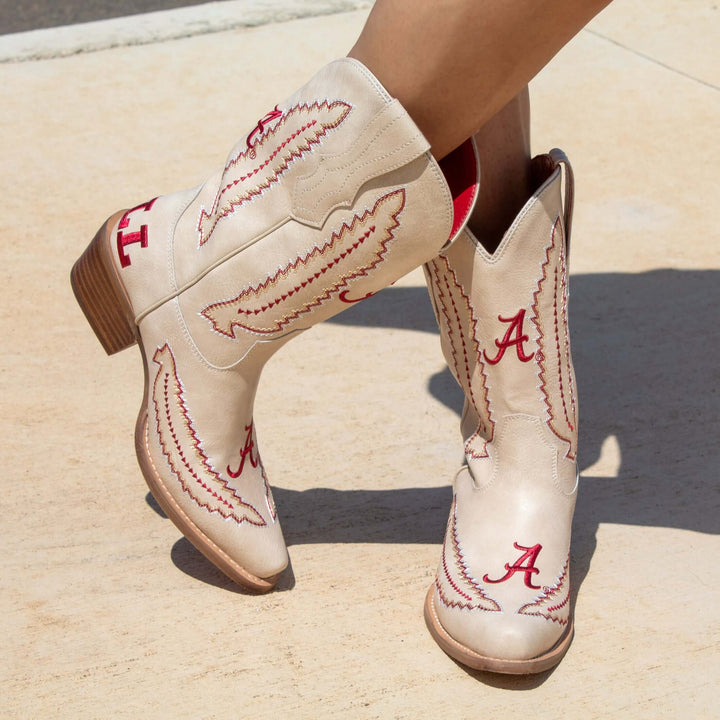 University of Alabama Mimi Short Bone Boot By V By Vaccari