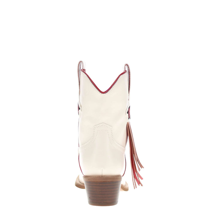 Women's University of Arkansas Bone Fringe Bootie Lucy By V By Vaccari