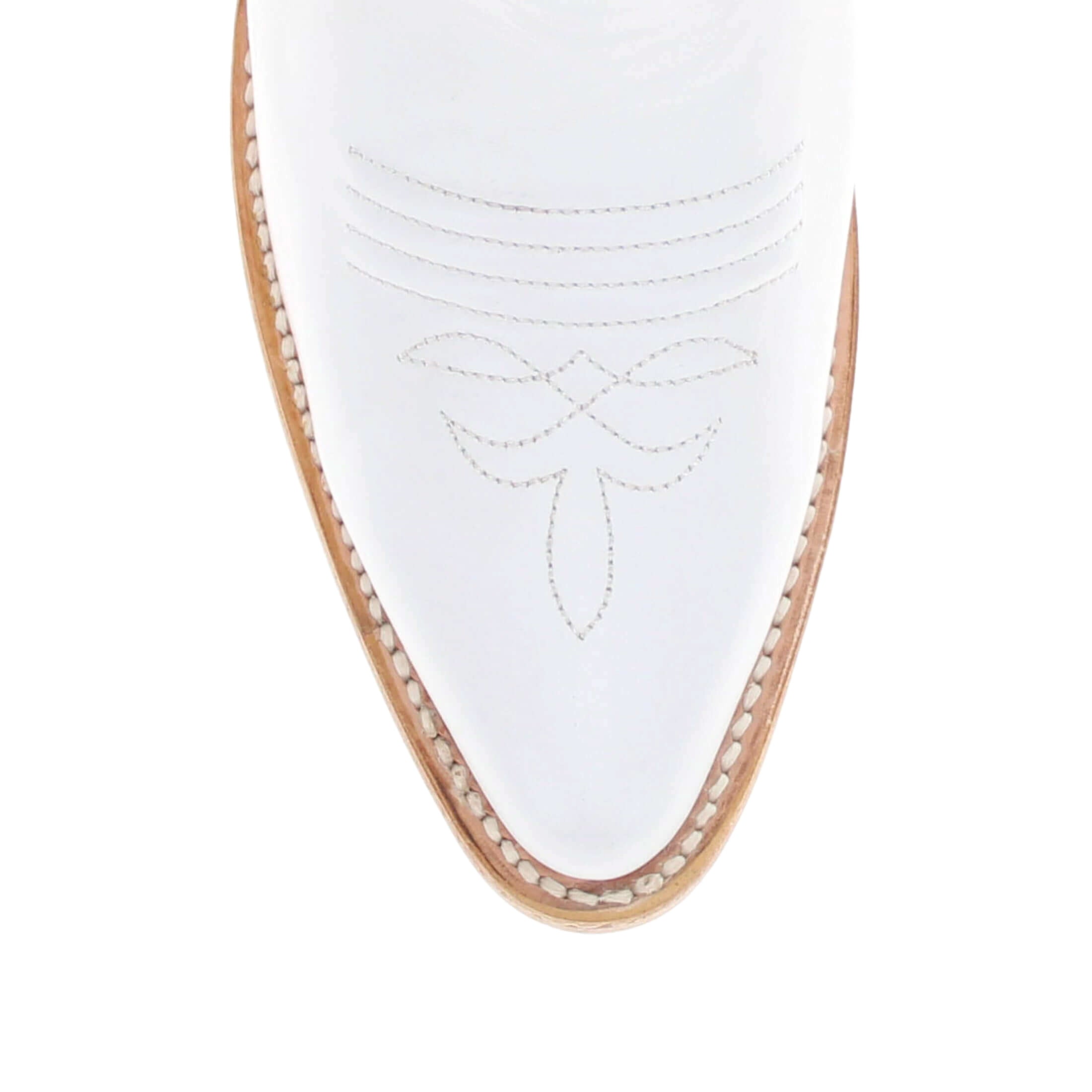 Women's  White Cowgirl Boots Leighton by Vaccari University