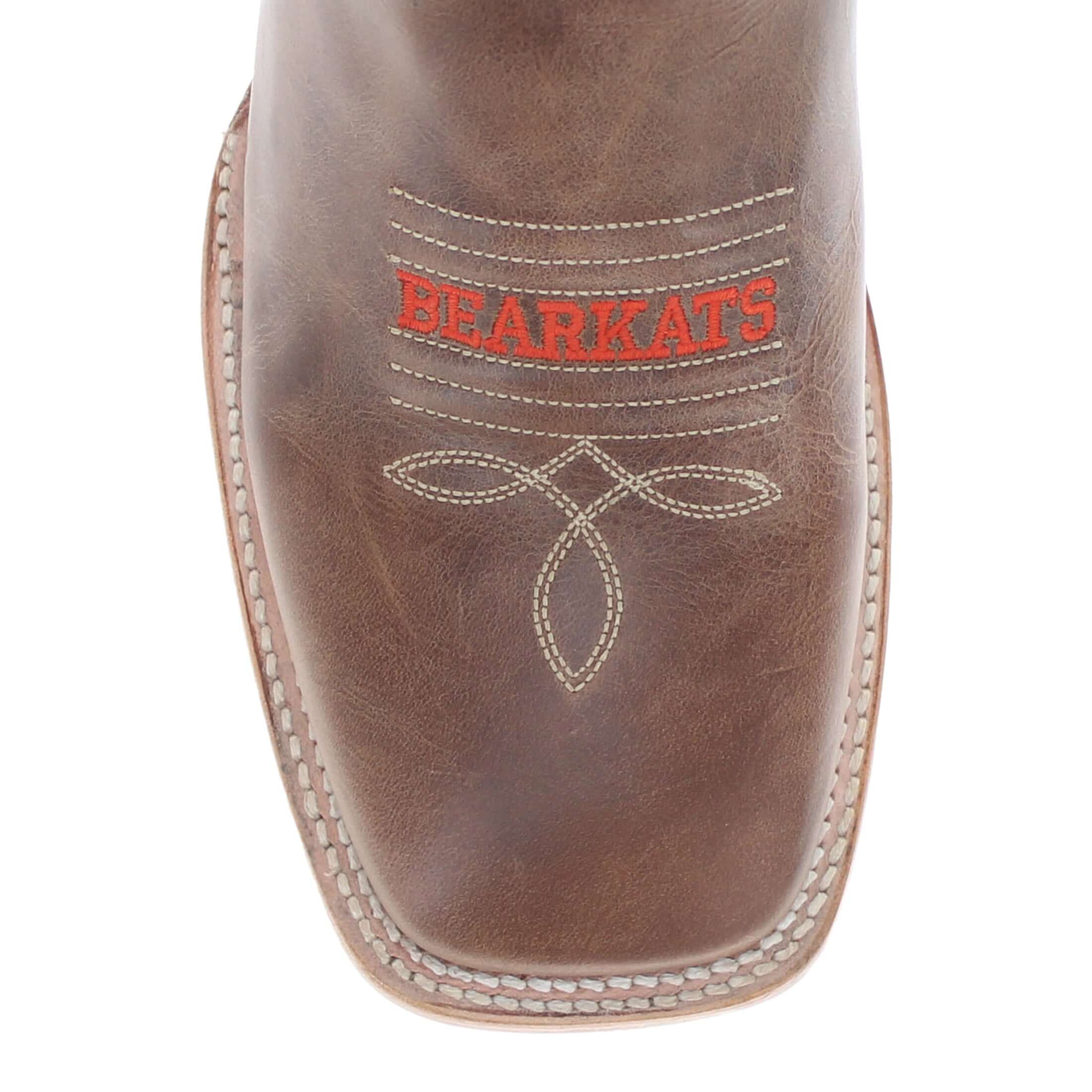 Men's Sam Houston State University Tan Sqaure Toe Cowboy Boots by Vaccari