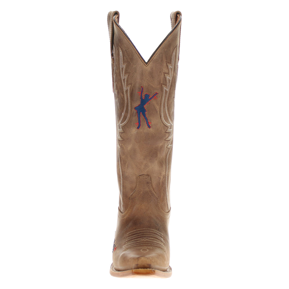 Women's Brown Cowgirl Boots Paige Rangerette by Vaccari University