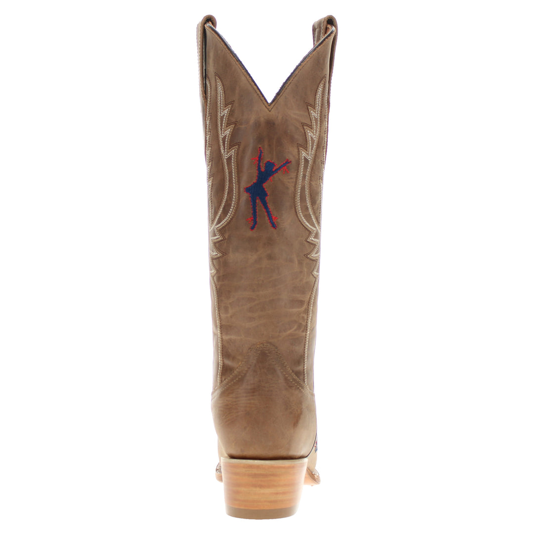 Women's Brown Cowgirl Boots Paige Rangerette by Vaccari University