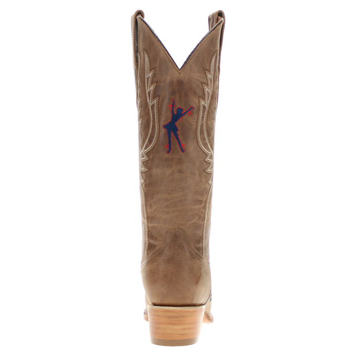 Women's Brown Cowgirl Boots Paige Rangerette by Vaccari University