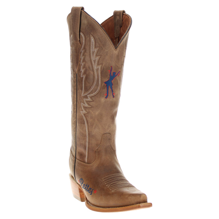 Women's Brown Cowgirl Boots Paige Rangerette by Vaccari University