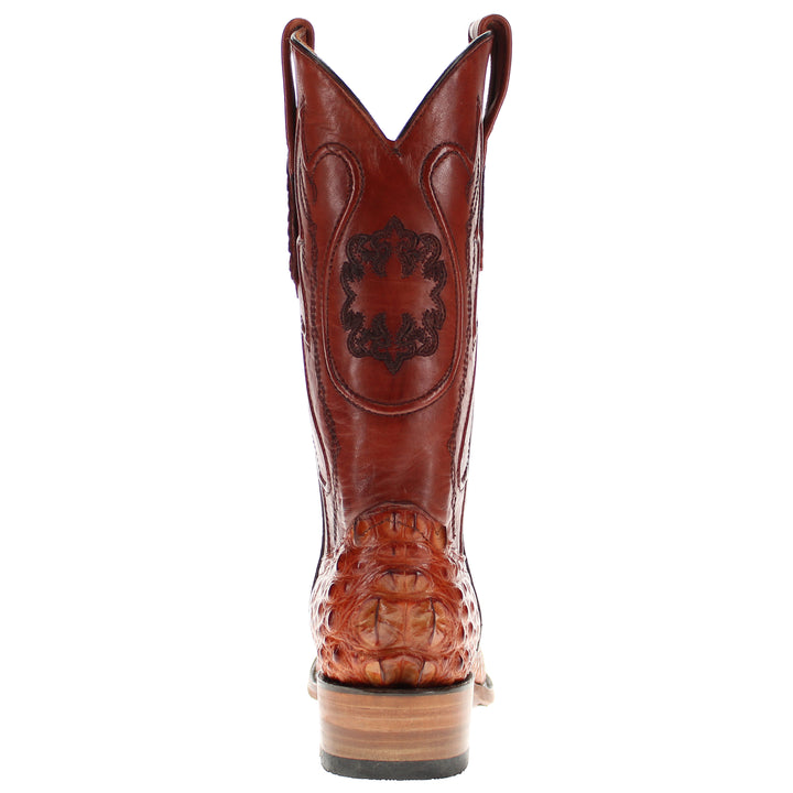 Men's American Alligator Hornback Narrow Square Toe Boots