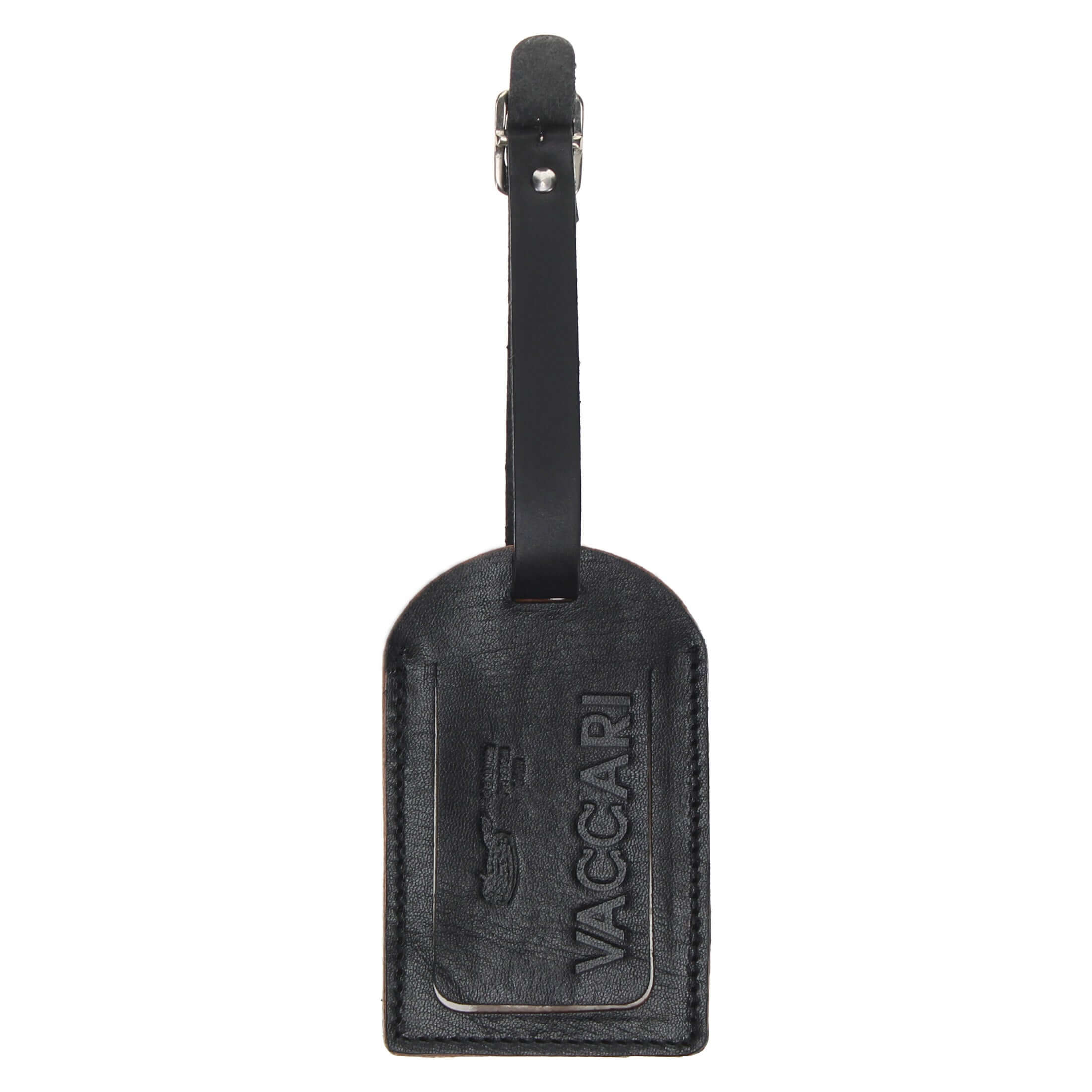 Men's Grey Python Luggage Tag | Vaccari Boots