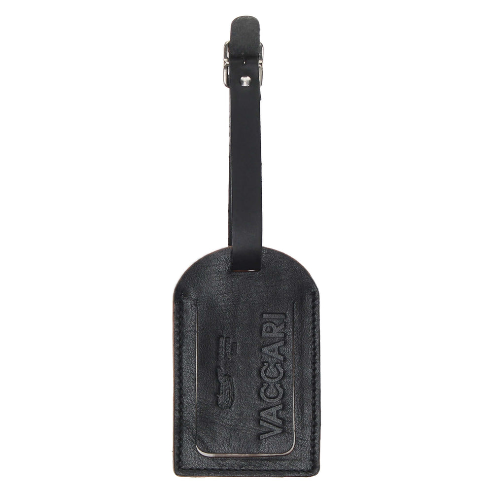 Black Python Luggage Tag by Vaccari Core
