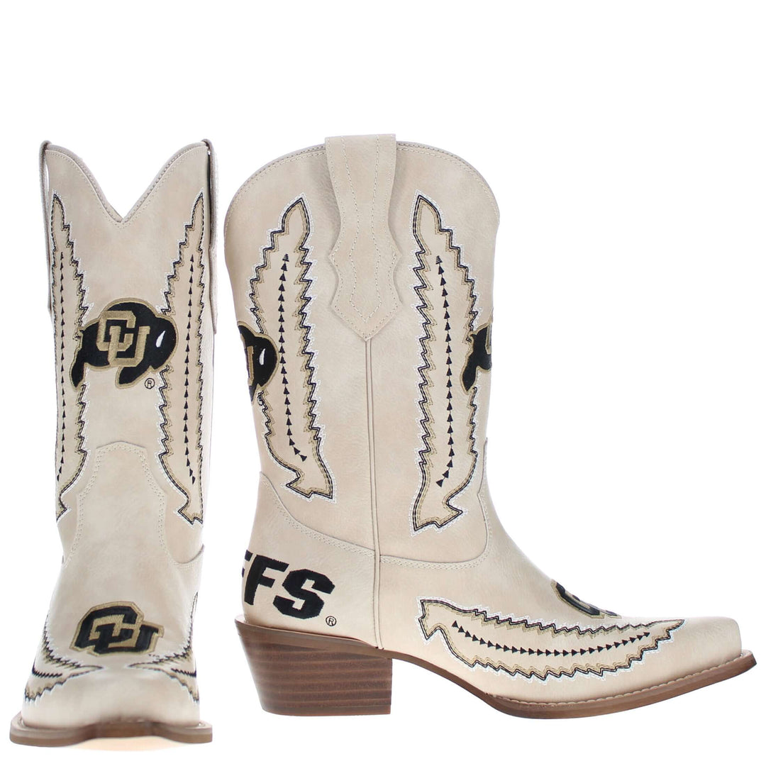 University of Colorado Mimi Short Bone Boot By V By Vaccari