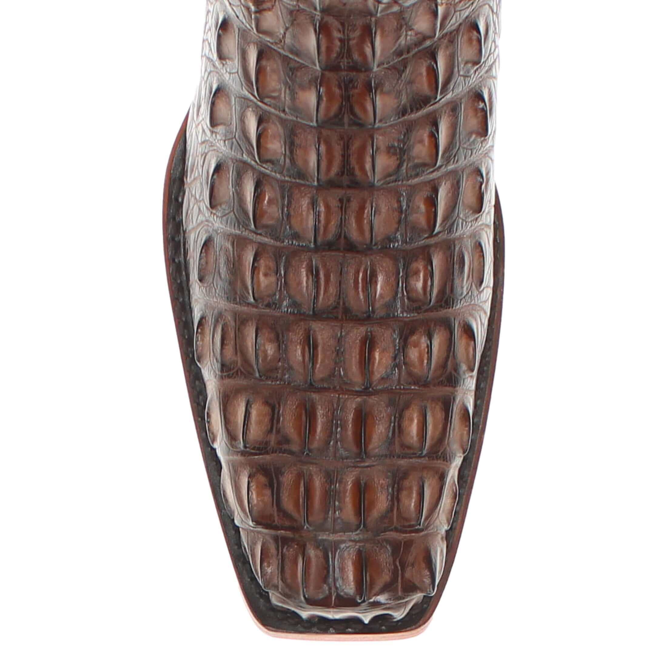 Men's University of Florida Mocha Hornback Alligator Boots by Vaccari