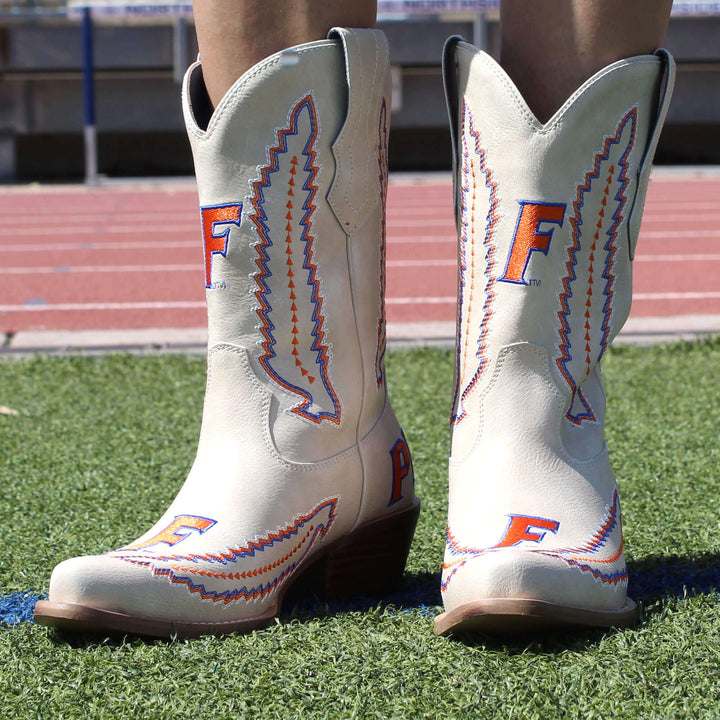 University of Florida Mimi Short Bone Boot By V By Vaccari