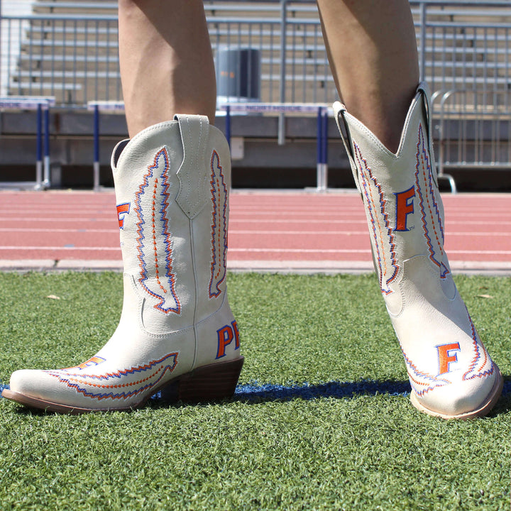 University of Florida Mimi Short Bone Boot By V By Vaccari