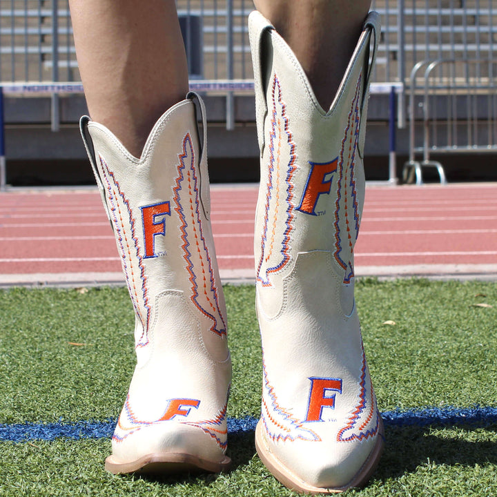 University of Florida Mimi Short Bone Boot By V By Vaccari
