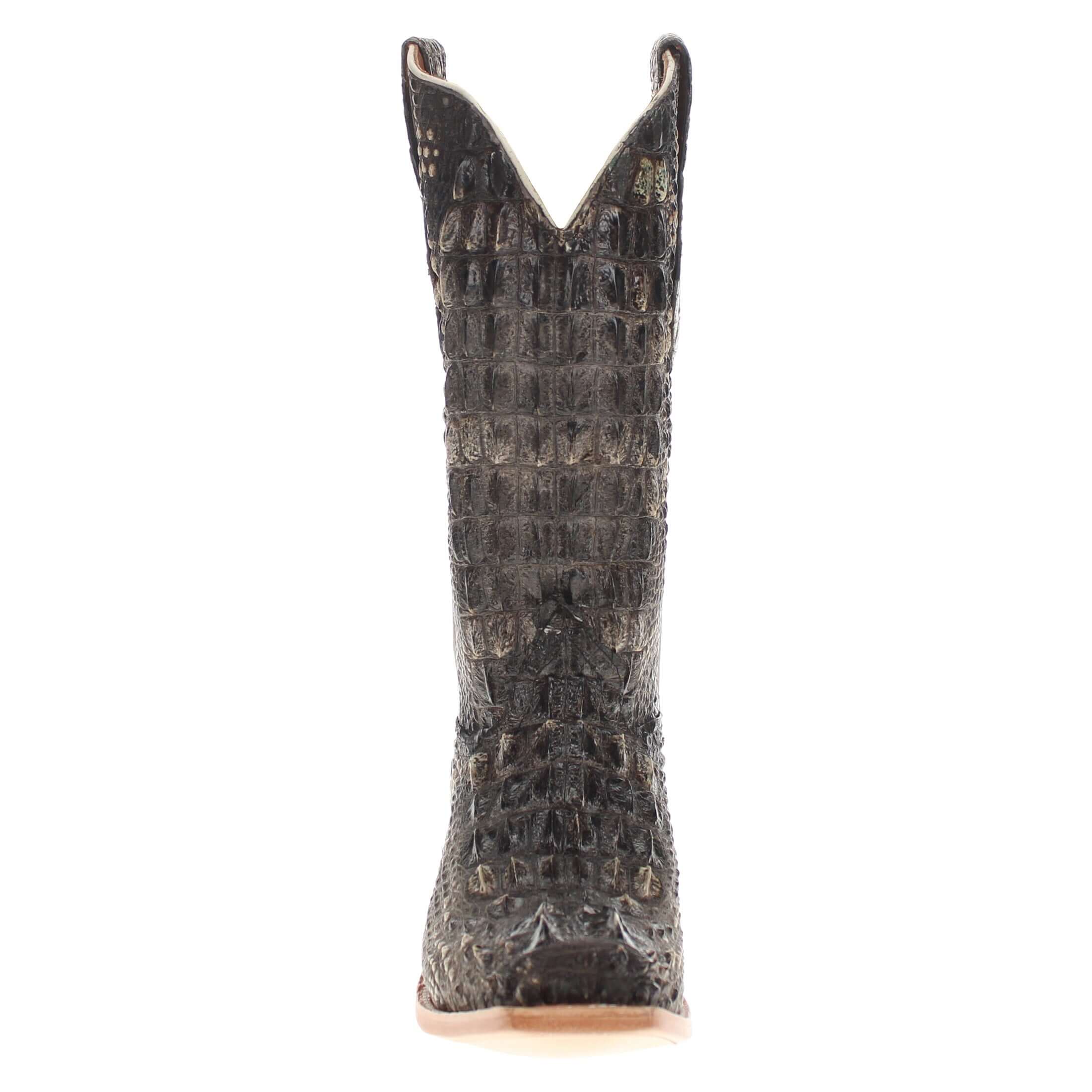 Men's Full Natural Alligator Hornback Cowboy Boots Barrett by Vaccari Core