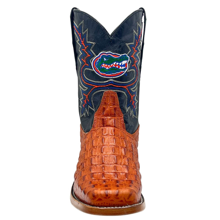 Kid's University of Florida Gators Square Toe Cowboy Boots Hudson by Vaccari