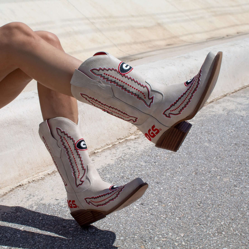 University of Georgia Mimi Short Bone Boot By V By Vaccari