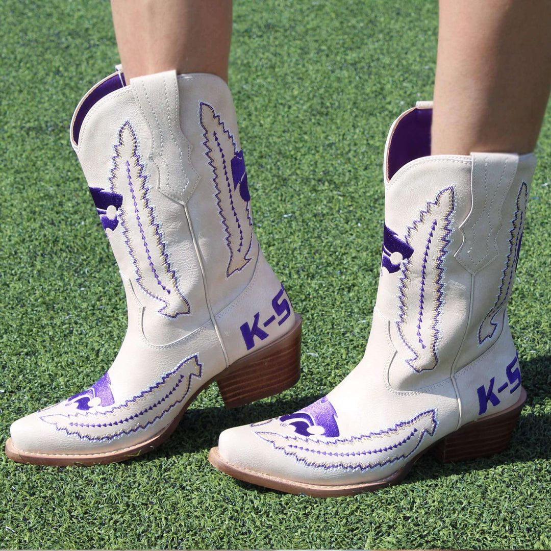 Kansas State University Mimi Short Bone Boot By V By Vaccari