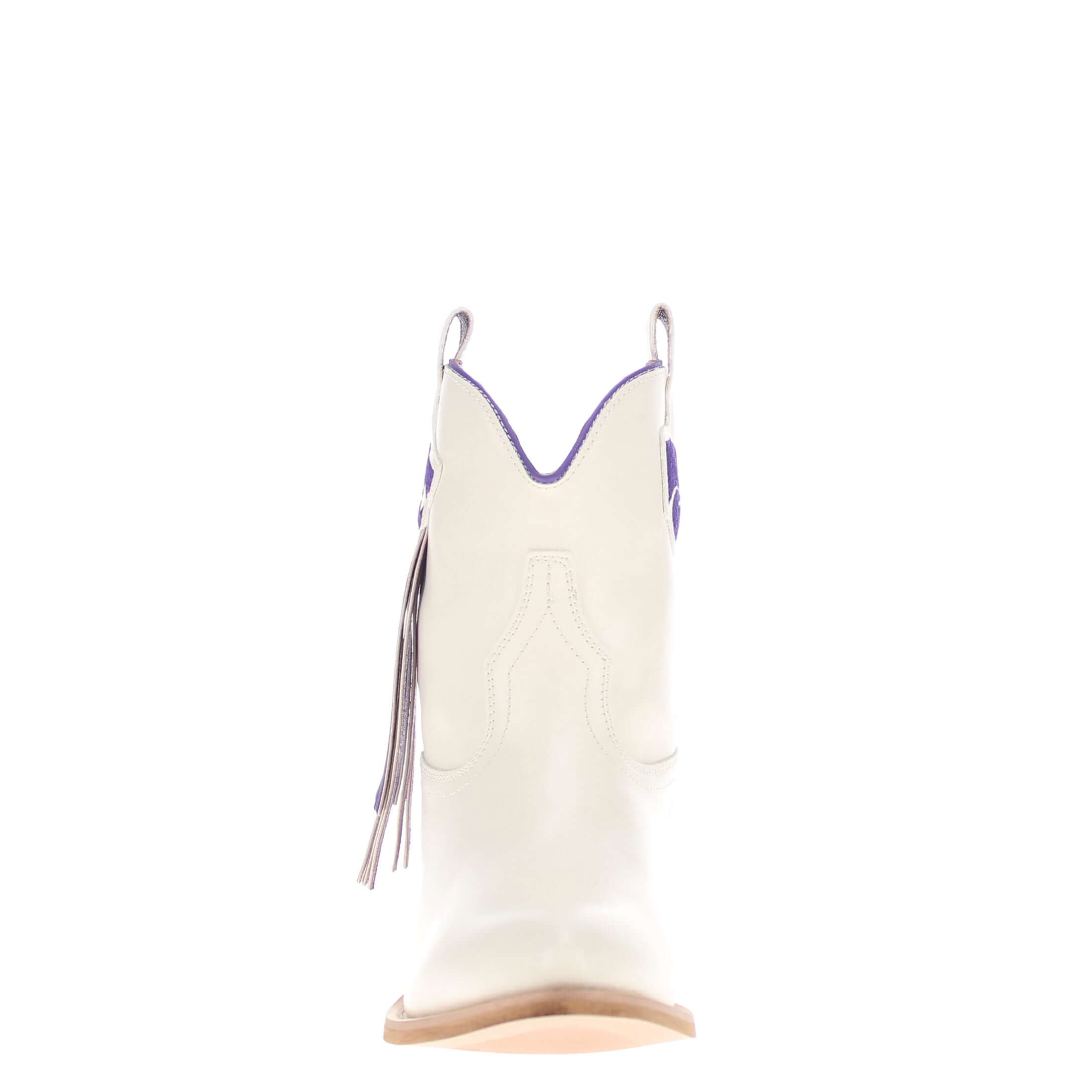 Women's Kansas State University Bone Fringe Bootie Lucy By V By Vaccari