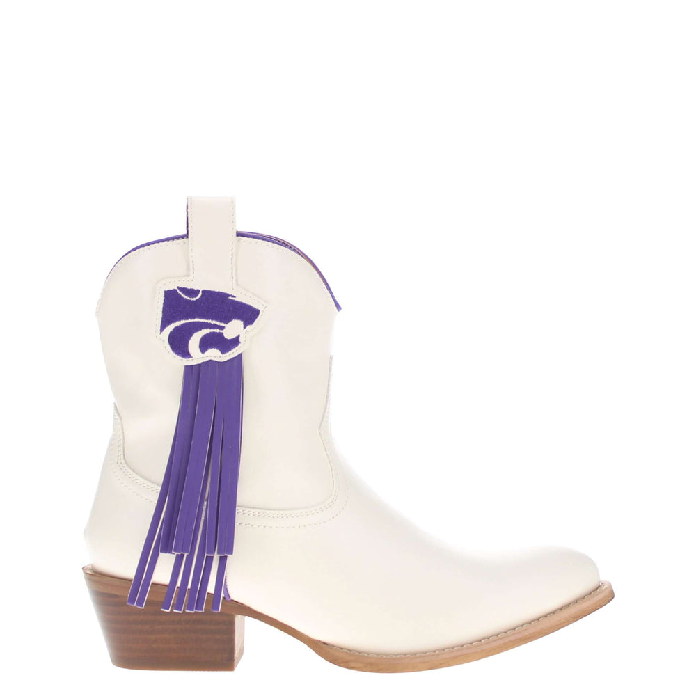 Women's Kansas State University Bone Fringe Bootie Lucy By V By Vaccari